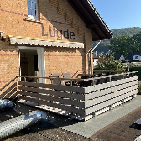 Ferienwohnung Im Bahnhof Luegde Dış mekan fotoğraf